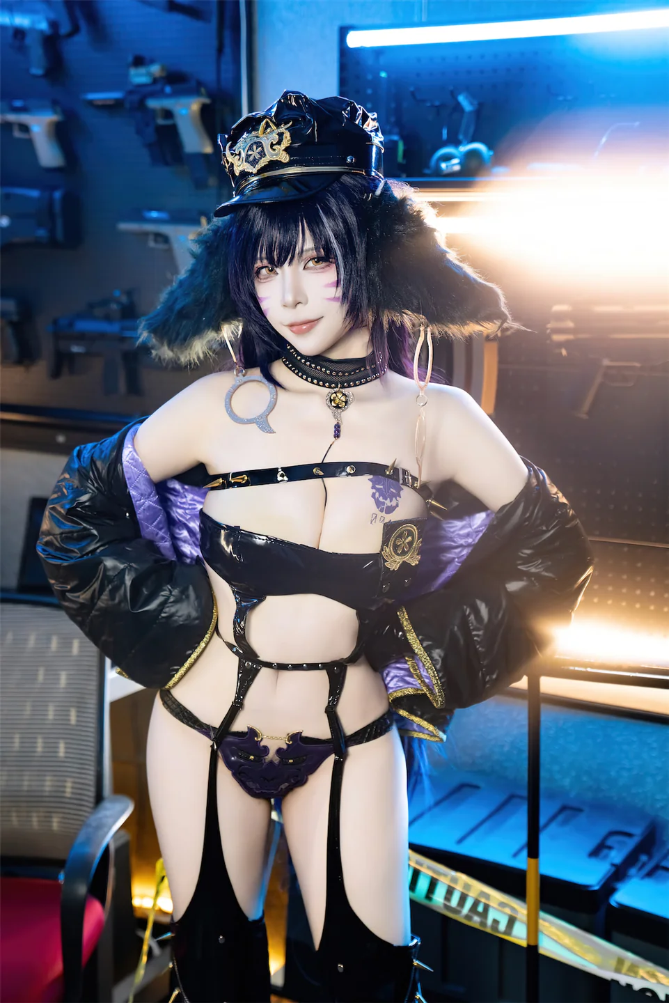 二佐Nisa - No.191 碧蓝航线·武藏 女警 [25P-101MB] tg@simisebaisi 【丝足阁】020.webp